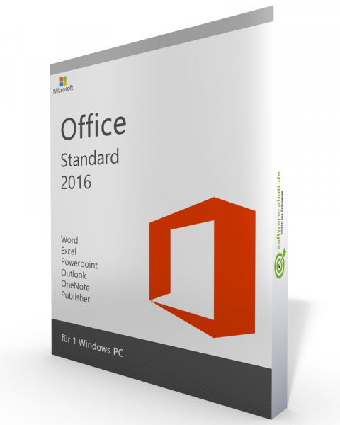 Microsoft Office 2016 Standard Vollversion